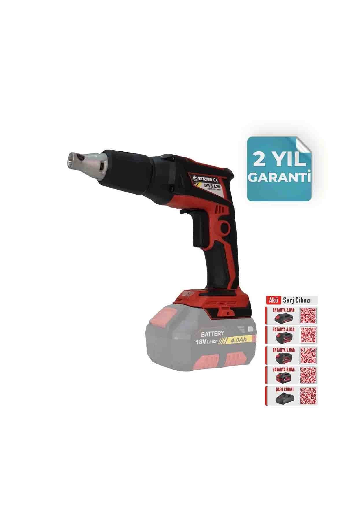 STAYER KÖMÜRSÜZ AKÜLÜ ALÇIPAN VİDALAMA