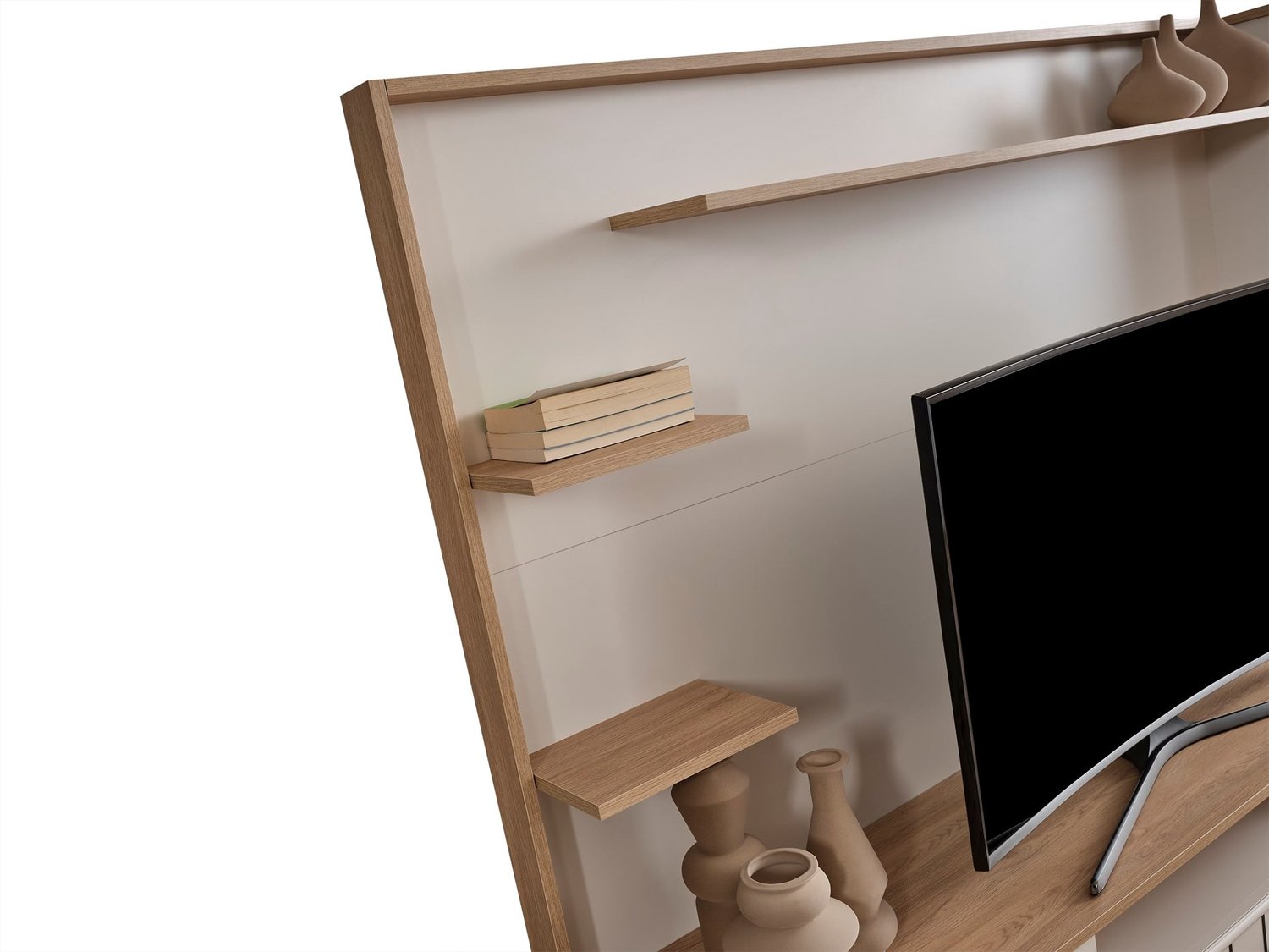 Bella Lcd Tv Sehpa Table Top (Sedef Krem) - 200
