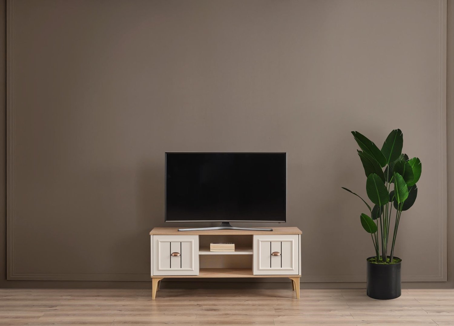 Bella Lcd Tv Sehpa Table Top (Sedef Krem) - 130