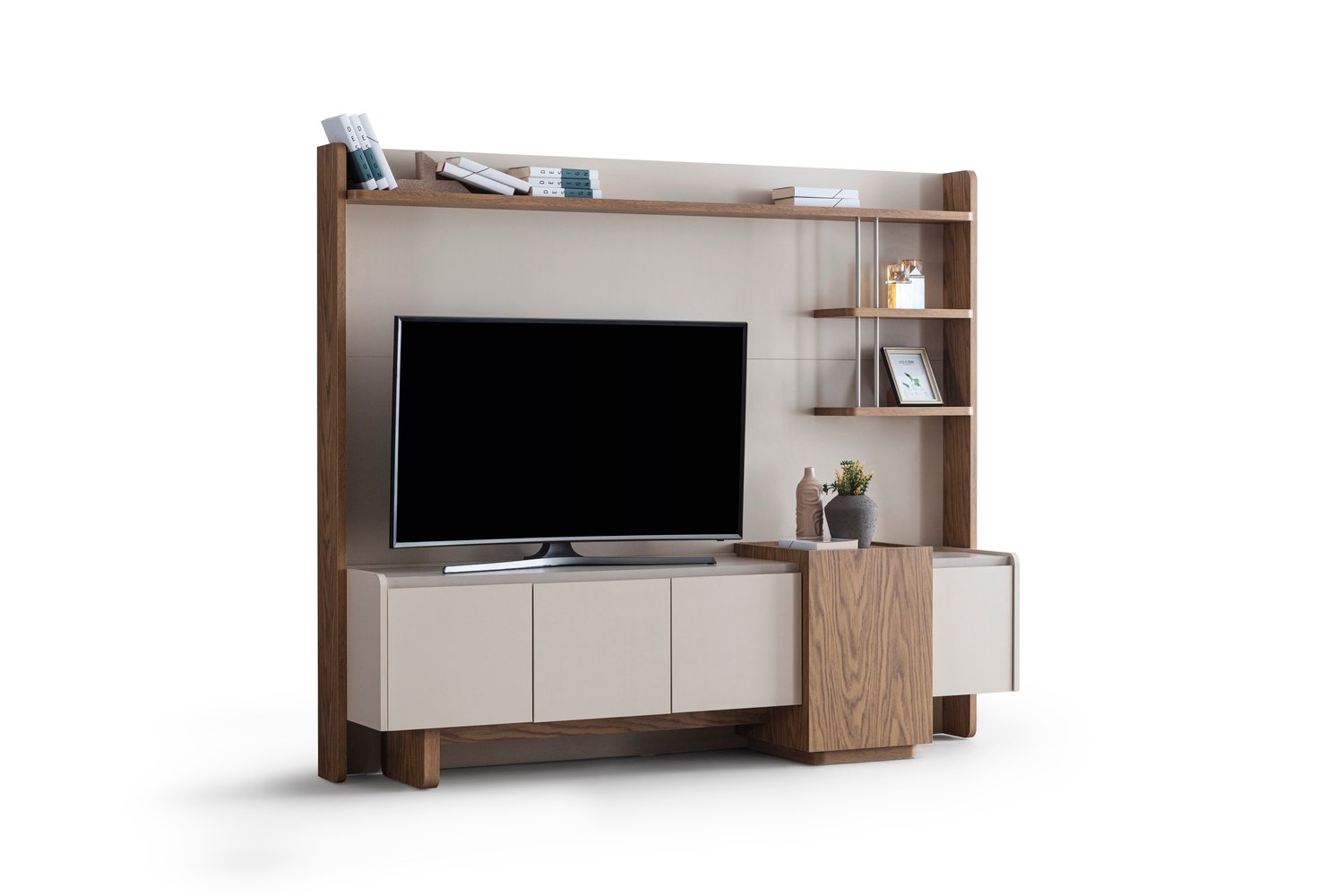 Kona Lcd Tv Sehpa Table Top Duvar Fonlu(Vario Vizon) - 200