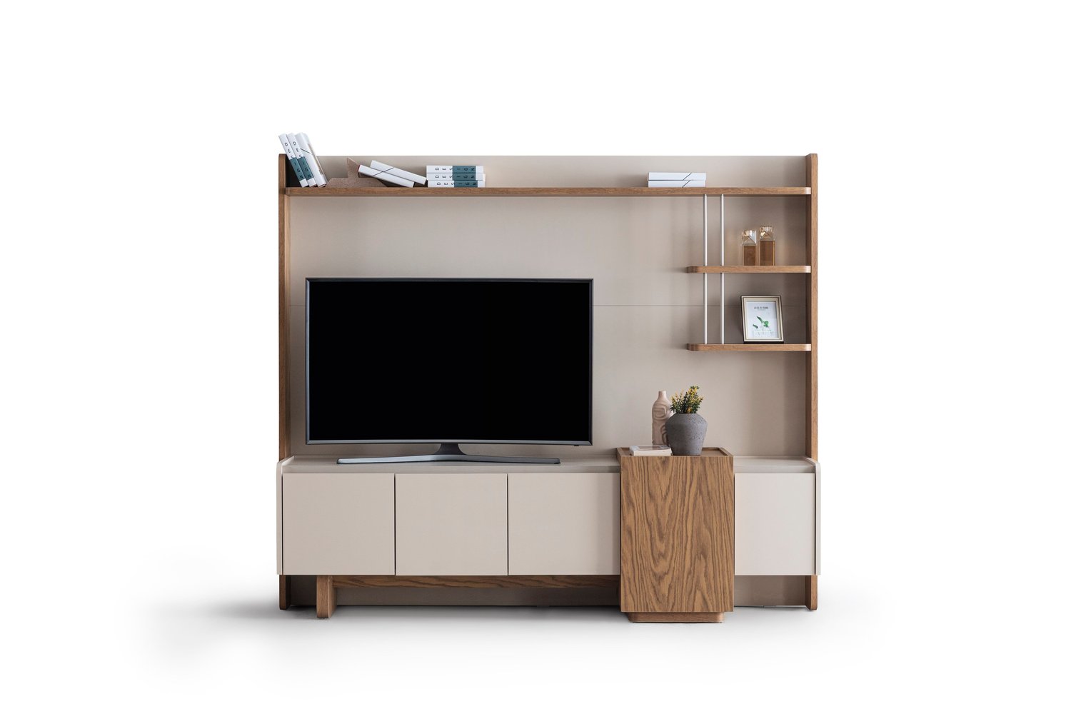 Kona Lcd Tv Sehpa Table Top Duvar Fonlu(Vario Vizon) - 200