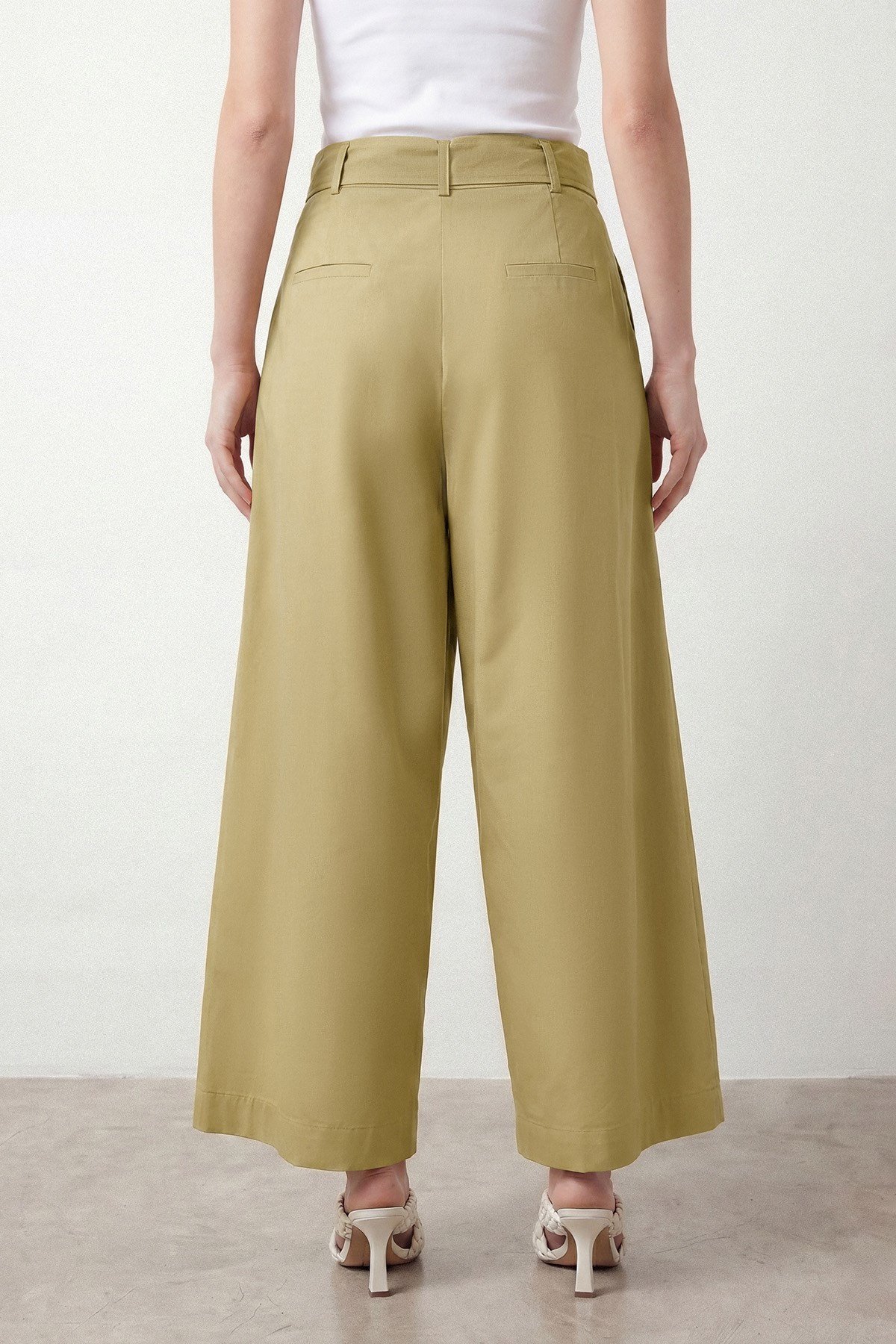 Noma - Kemerli Pantolon - Safari