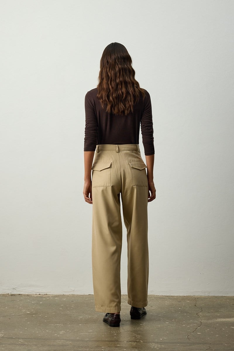 Terra - Gabardin Pantolon - Bej