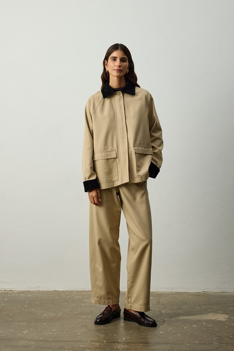 Terra - Gabardin Pantolon - Bej