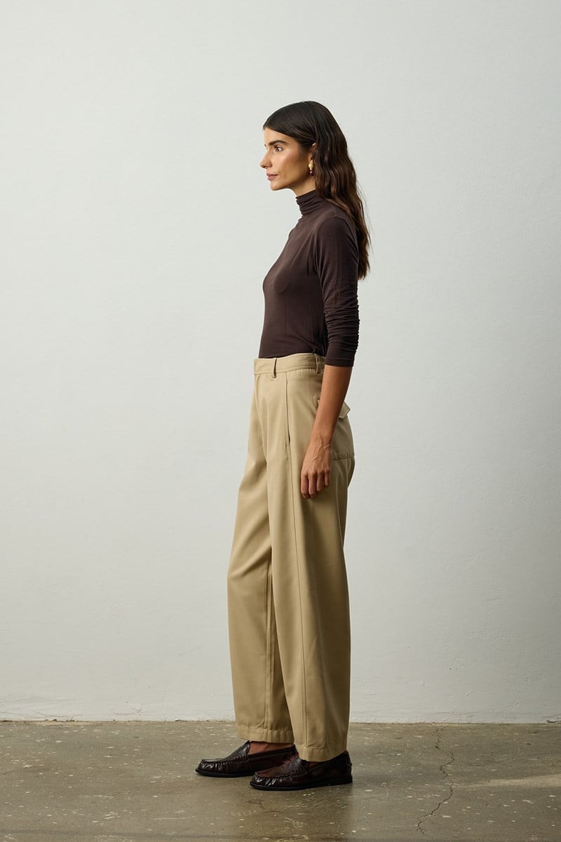 Terra - Gabardin Pantolon - Bej