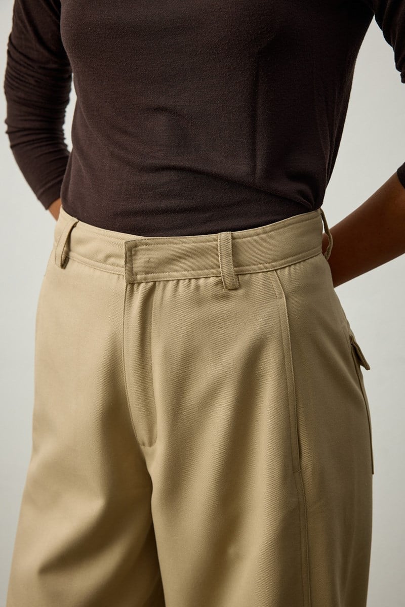 Terra - Gabardin Pantolon - Bej