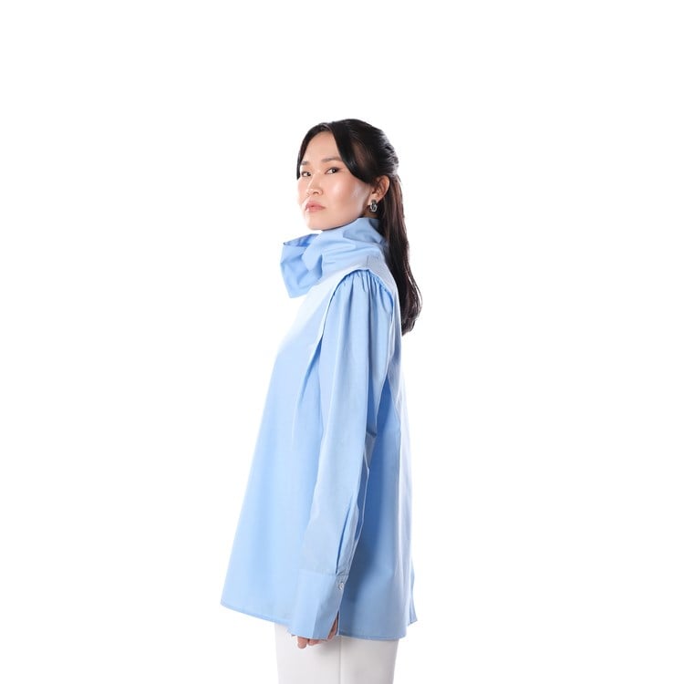 Bow Shirt - BABY BLUE / GÖMLEK ( MAVİ )