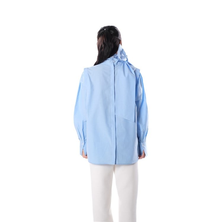 Bow Shirt - BABY BLUE / GÖMLEK ( MAVİ )