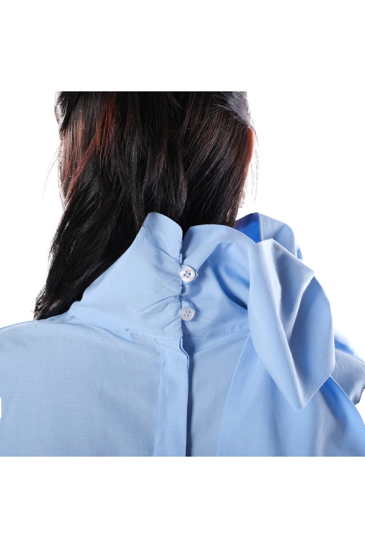 Bow Shirt BEYAZ KADIN GÖMLEK