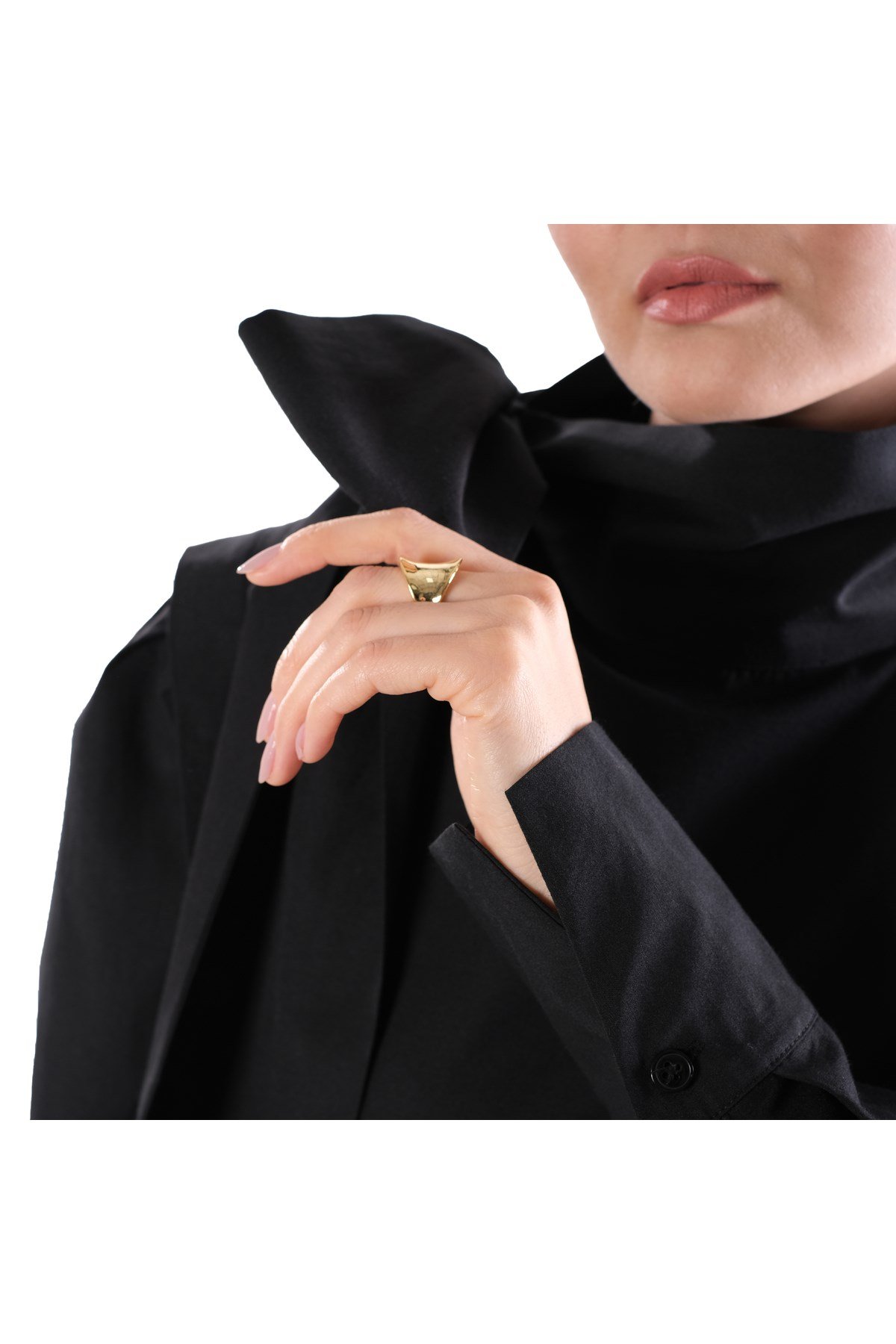 Bow Shirt BEYAZ KADIN GÖMLEK