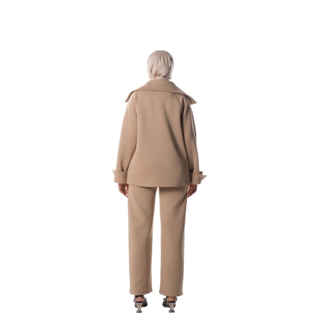 Collared Suit ( TAKIM ) CAMEL