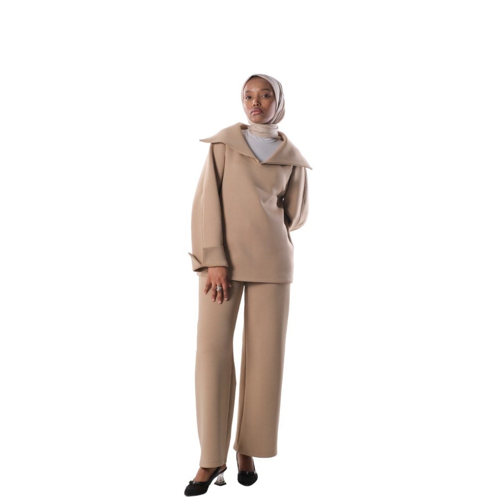 Collared Suit ( TAKIM ) CAMEL