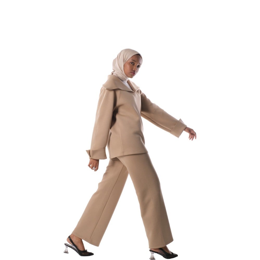 Collared Suit ( TAKIM ) CAMEL