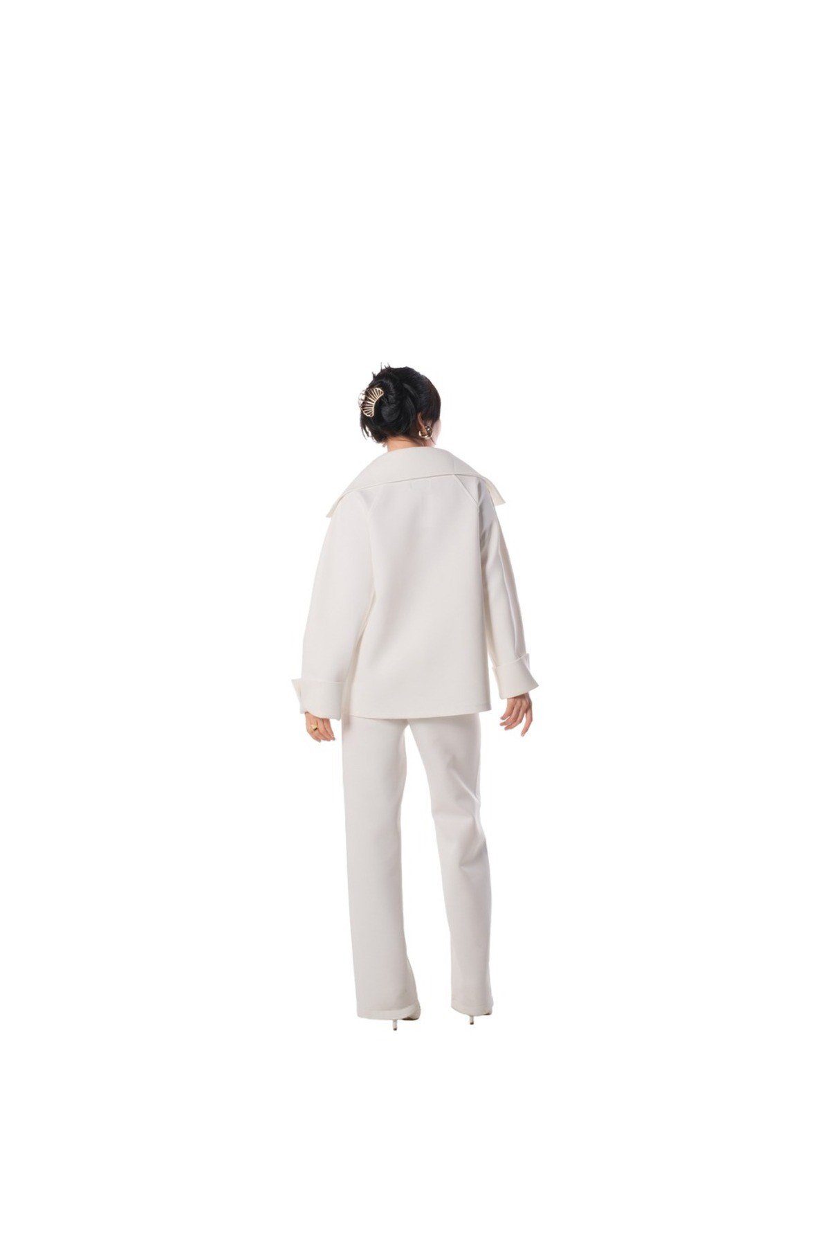 Collared Top KADIN YAKA DETAYLI ÜST