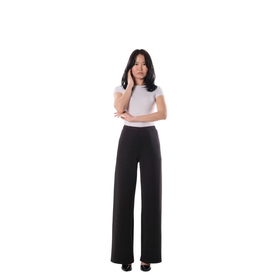Flare Leg Pants - BLACK ( PANTOLON ) SİYAH