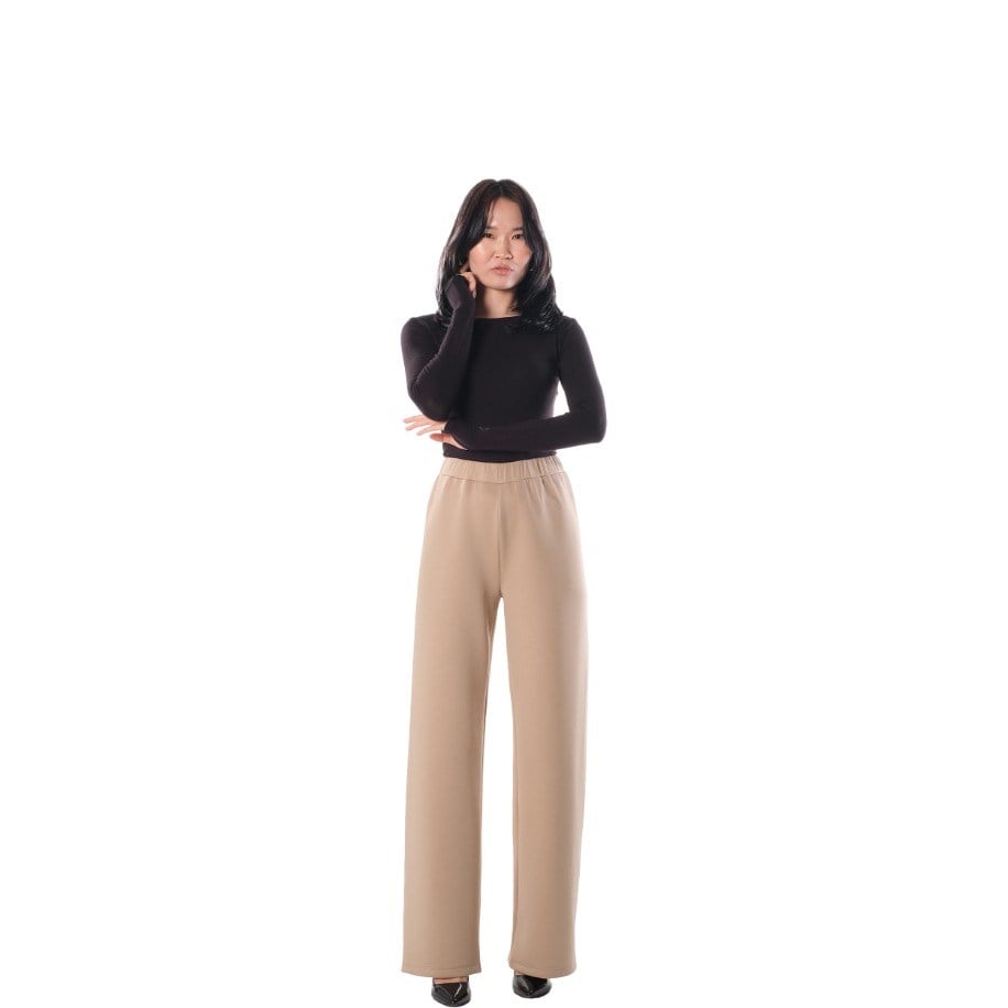 Flare Leg Pants - CAMEL ( PANTOLON )
