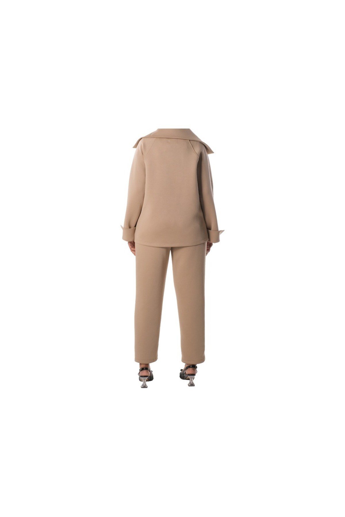 Pleated Carrot Pants