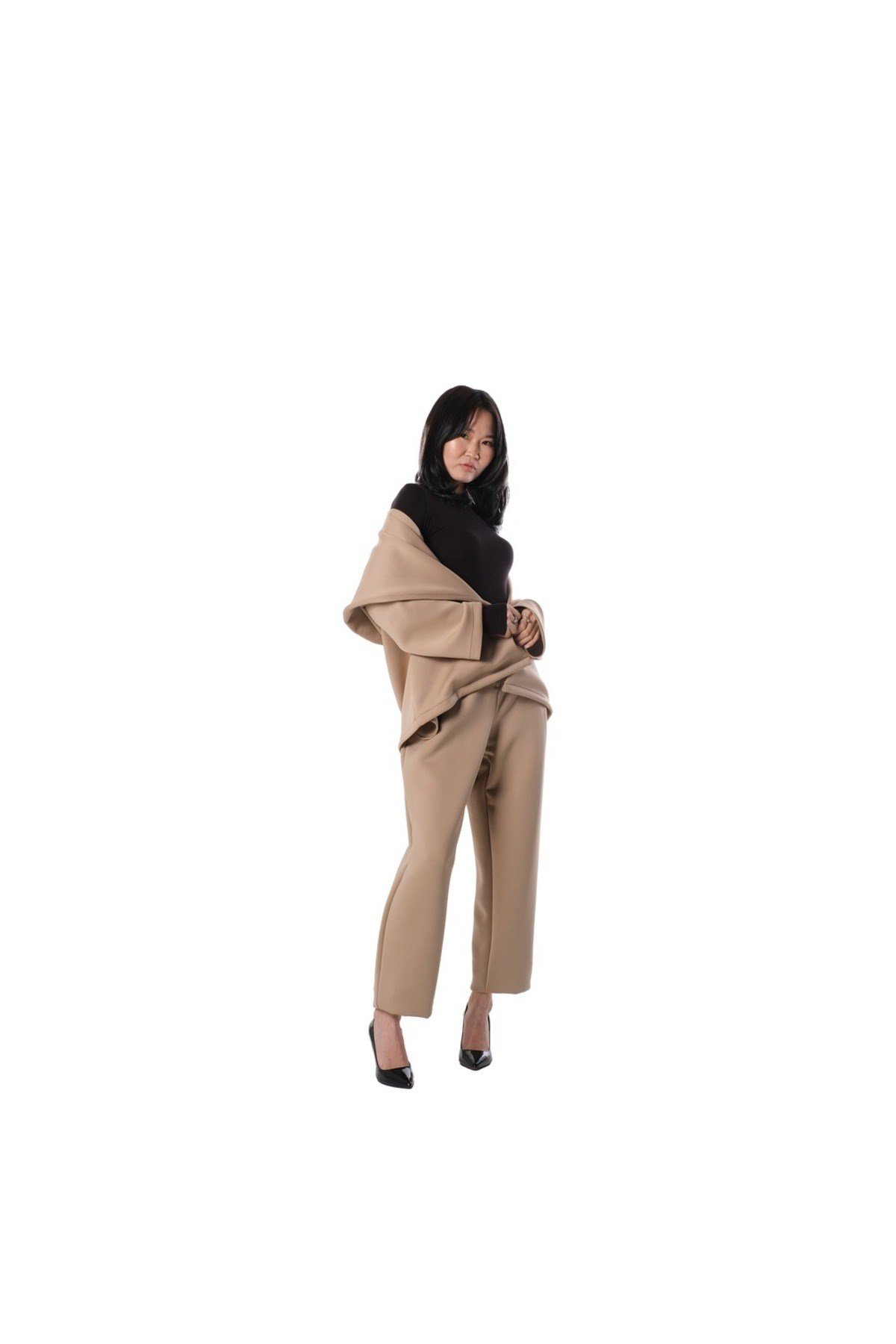 Wide Collar Jacket KADIN CEKET