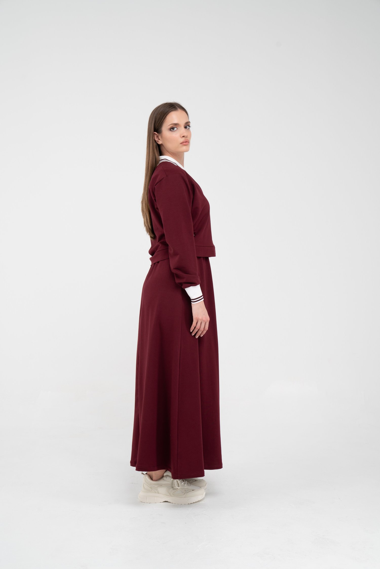 Spor Etekli Oversize Kadın Takım K1750
