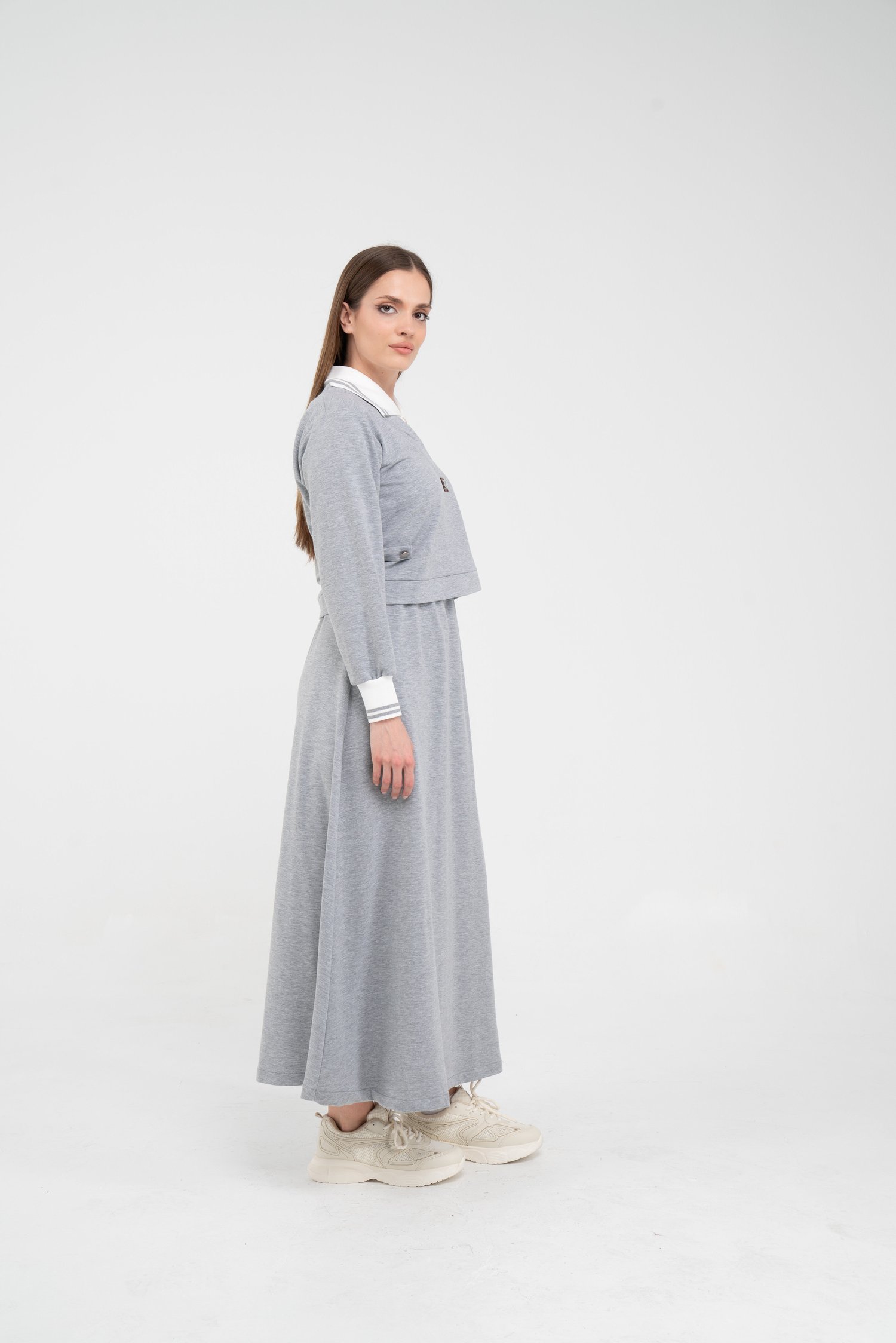 Spor Etekli Oversize Kadın Takım K1750