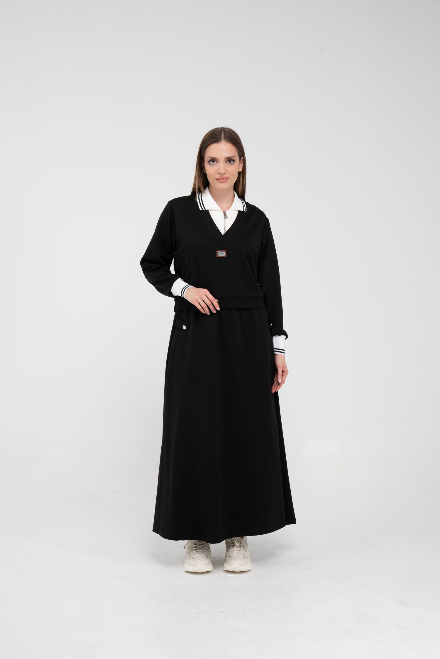 Spor Etekli Oversize Kadın Takım K1750