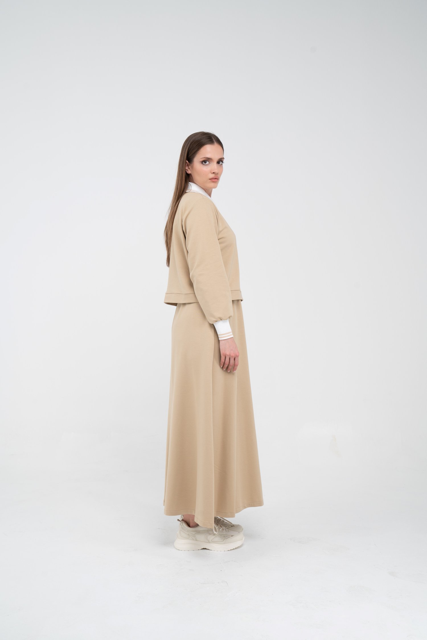 Spor Etekli Oversize Kadın Takım K1750