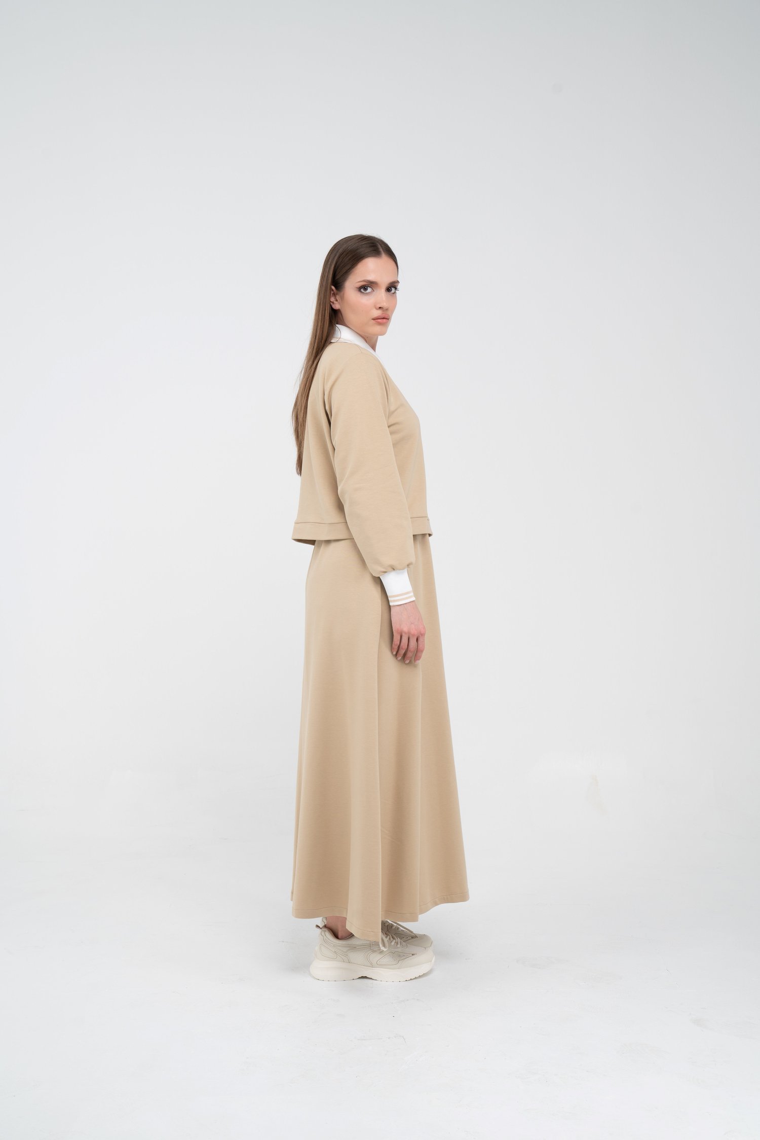 Spor Etekli Oversize Kadın Takım K1750