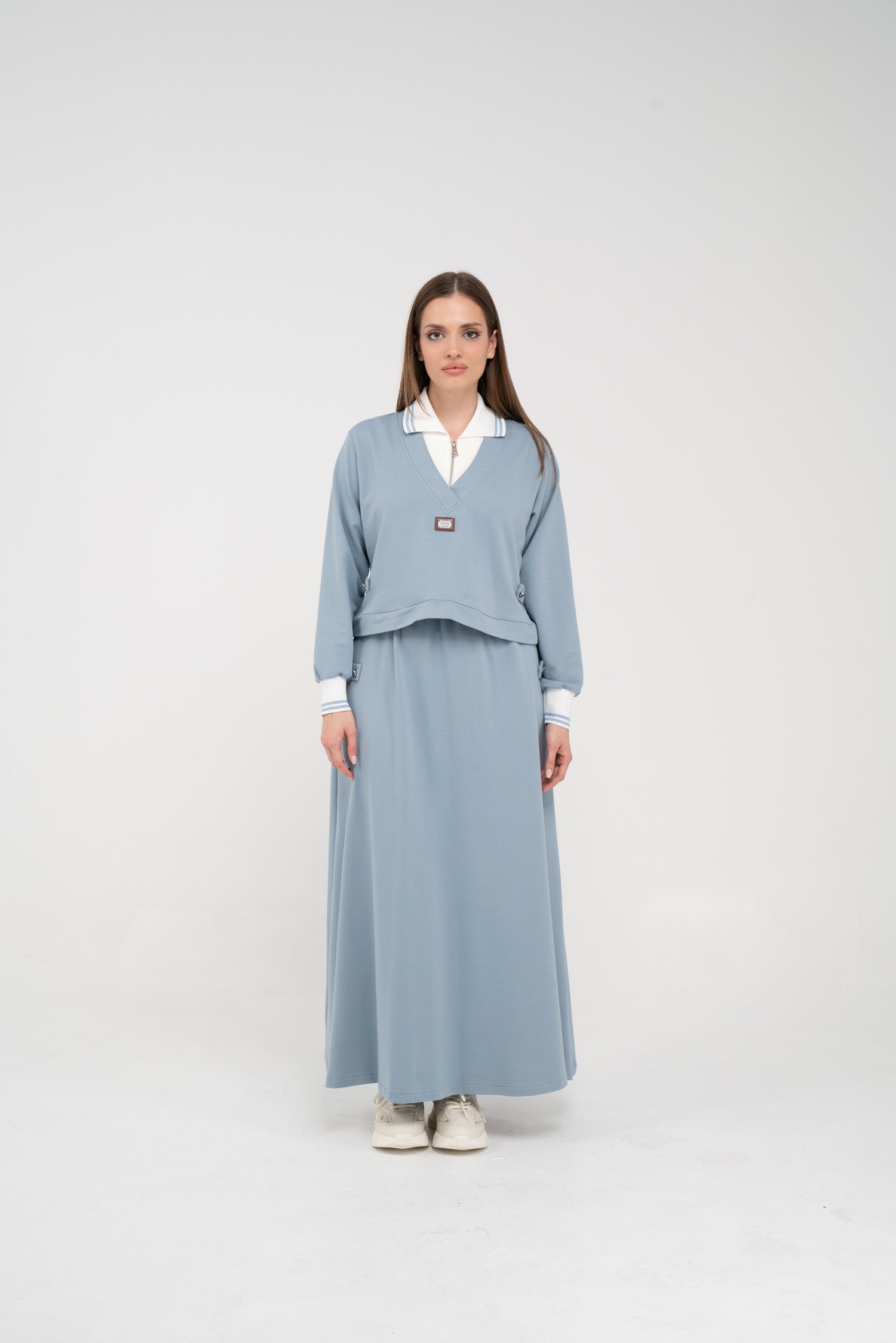 Spor Etekli Oversize Kadın Takım K1750