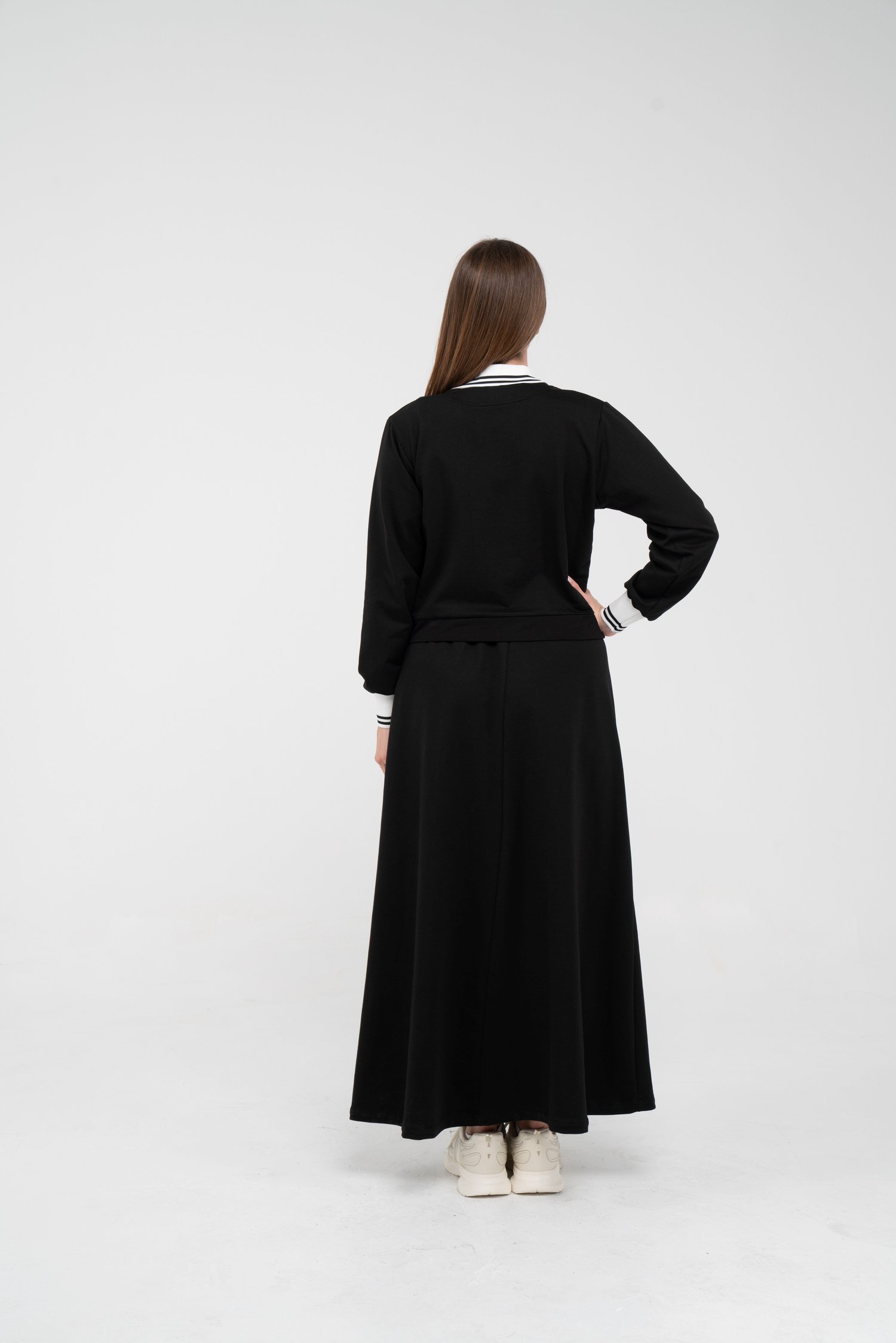 Spor Etekli Oversize Kadın Takım K1750