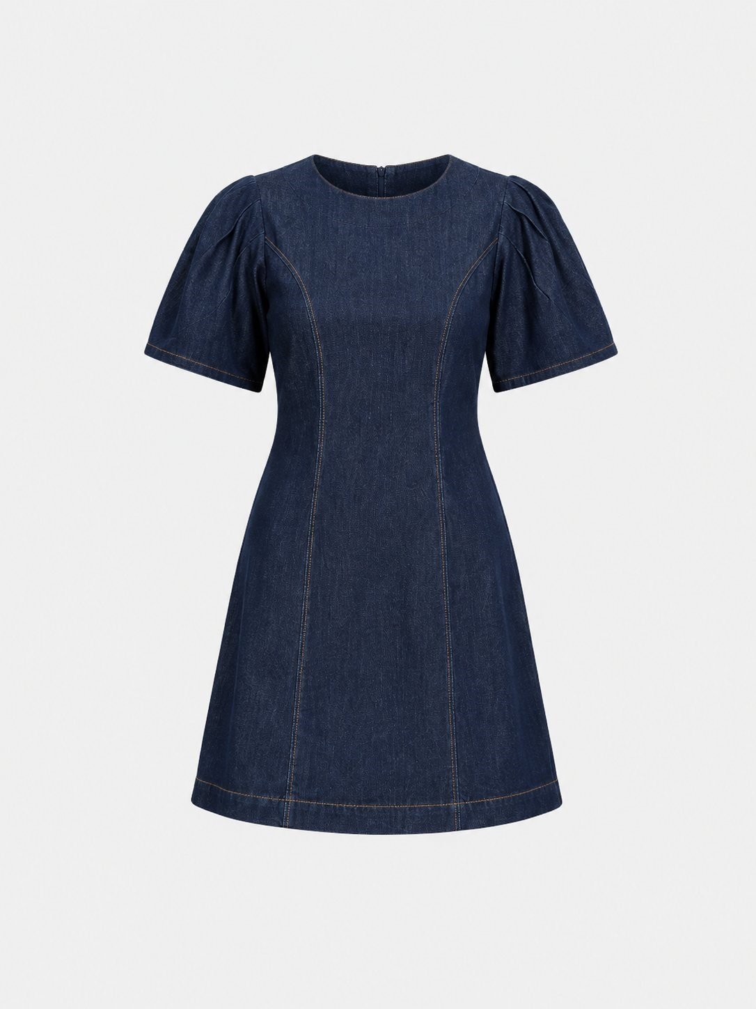 Mae Denim Mini Elbise