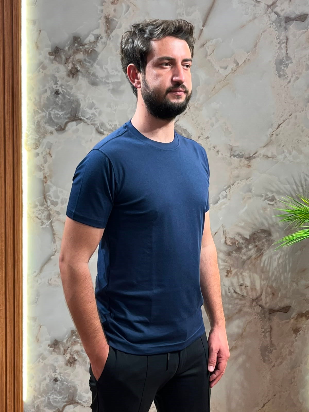 BASİC BİSİKLET YAKA TSHIRT