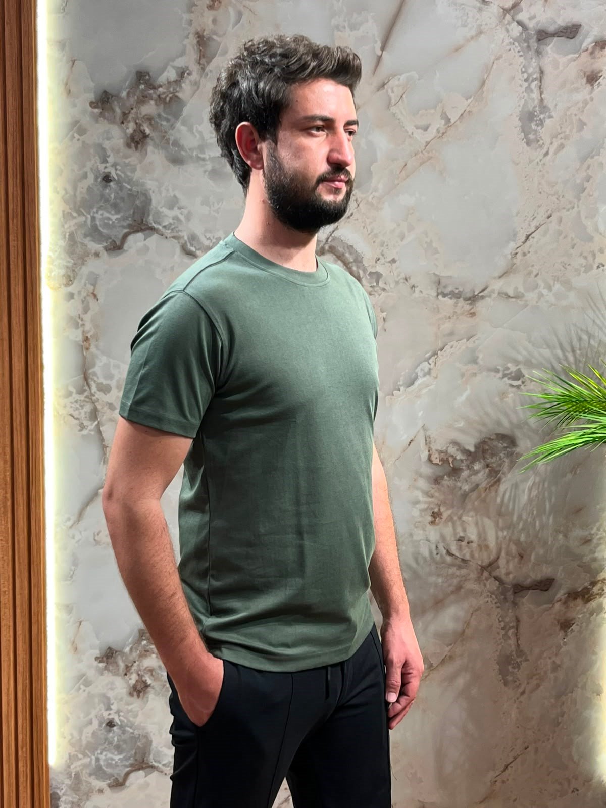 BASİC BİSİKLET YAKA TSHIRT