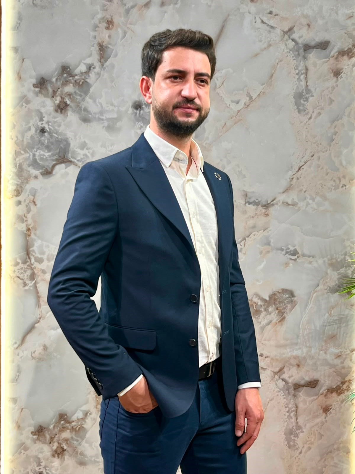 ERKEK LACİVERT SLİM FİT BLAZER CEKET | KLASİK ŞIK CEKET 