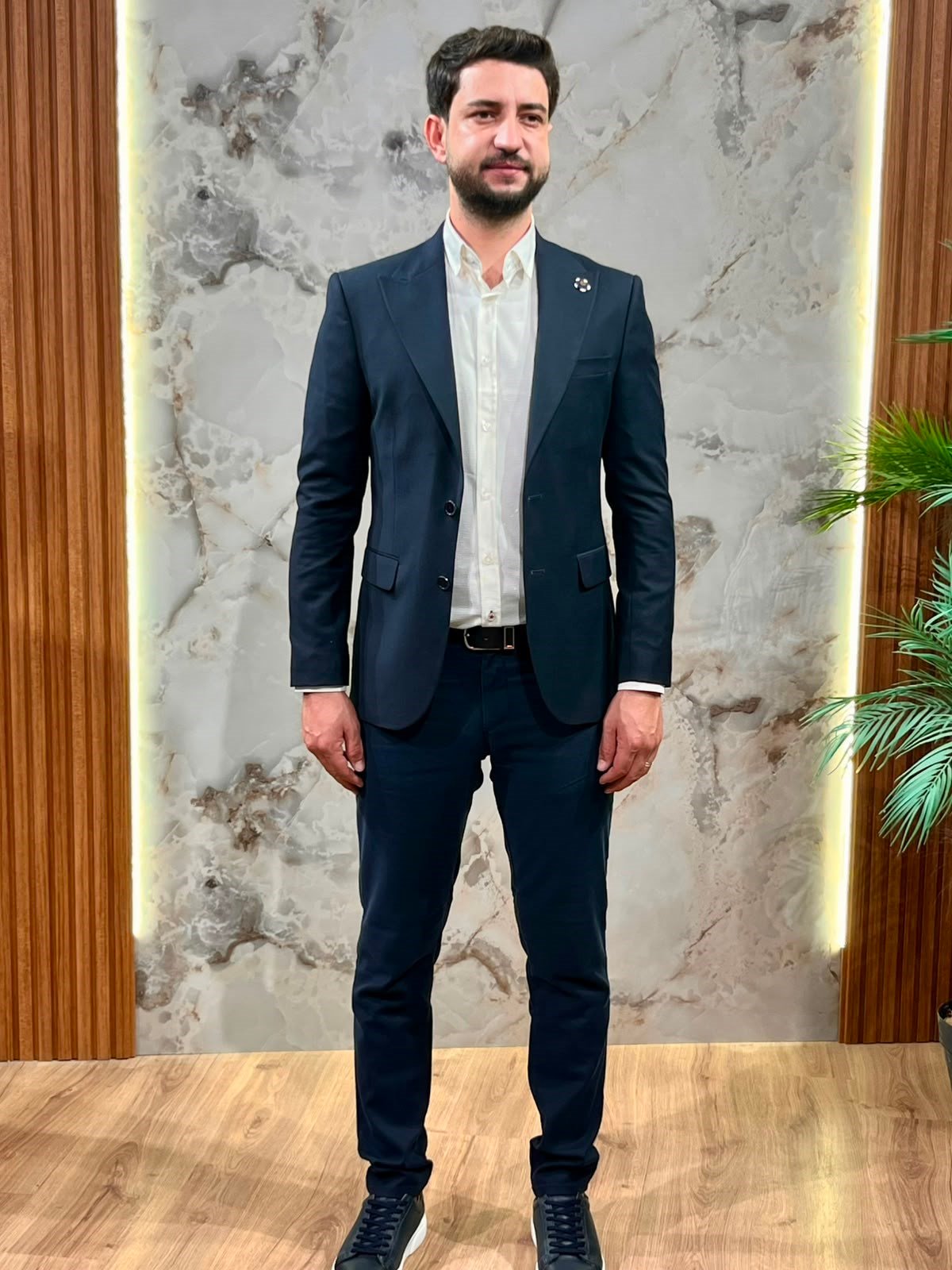 ERKEK LACİVERT SLİM FİT BLAZER CEKET | KLASİK ŞIK CEKET 