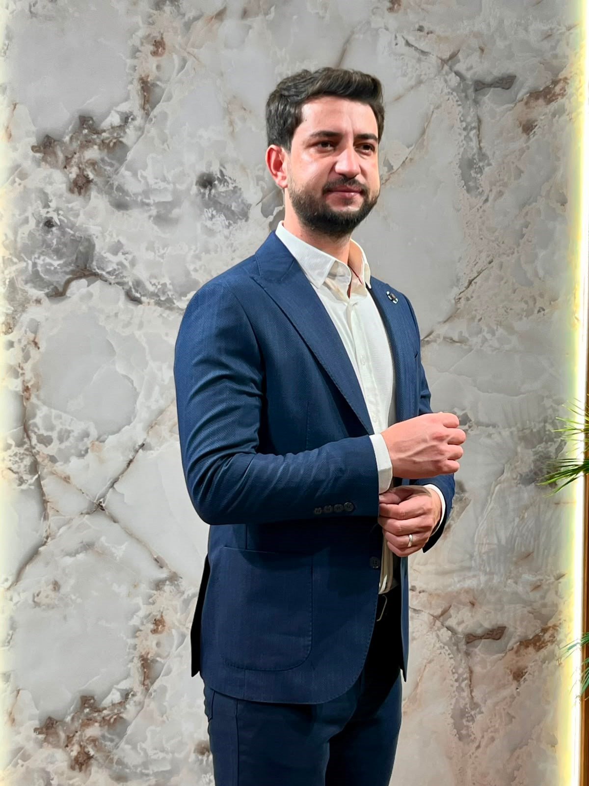 SLİM FİT LACİVERT ERKEK BLAZER CEKET | LİKRALI PREMİUM KUMAŞ | ŞIK KLASİK CEKET 