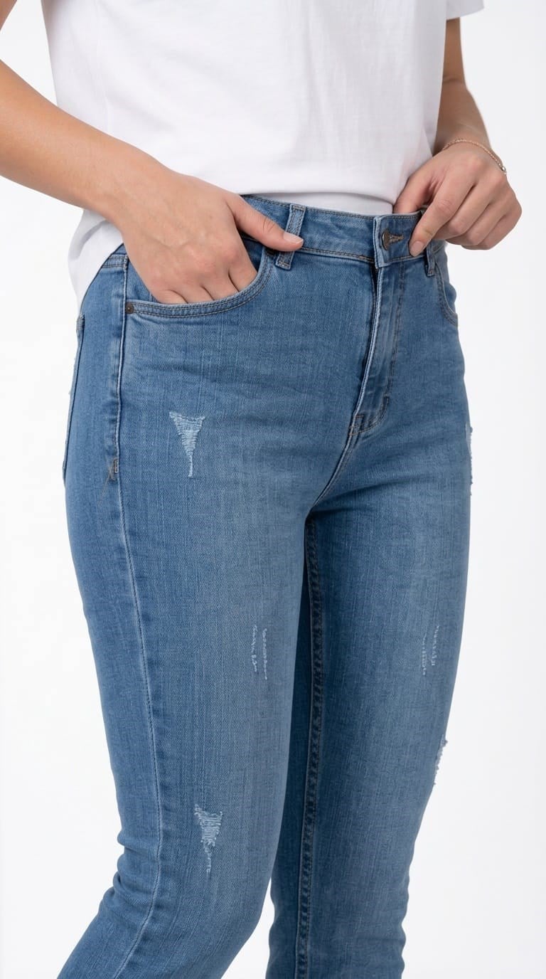 Dar Paça Kot Pantolon