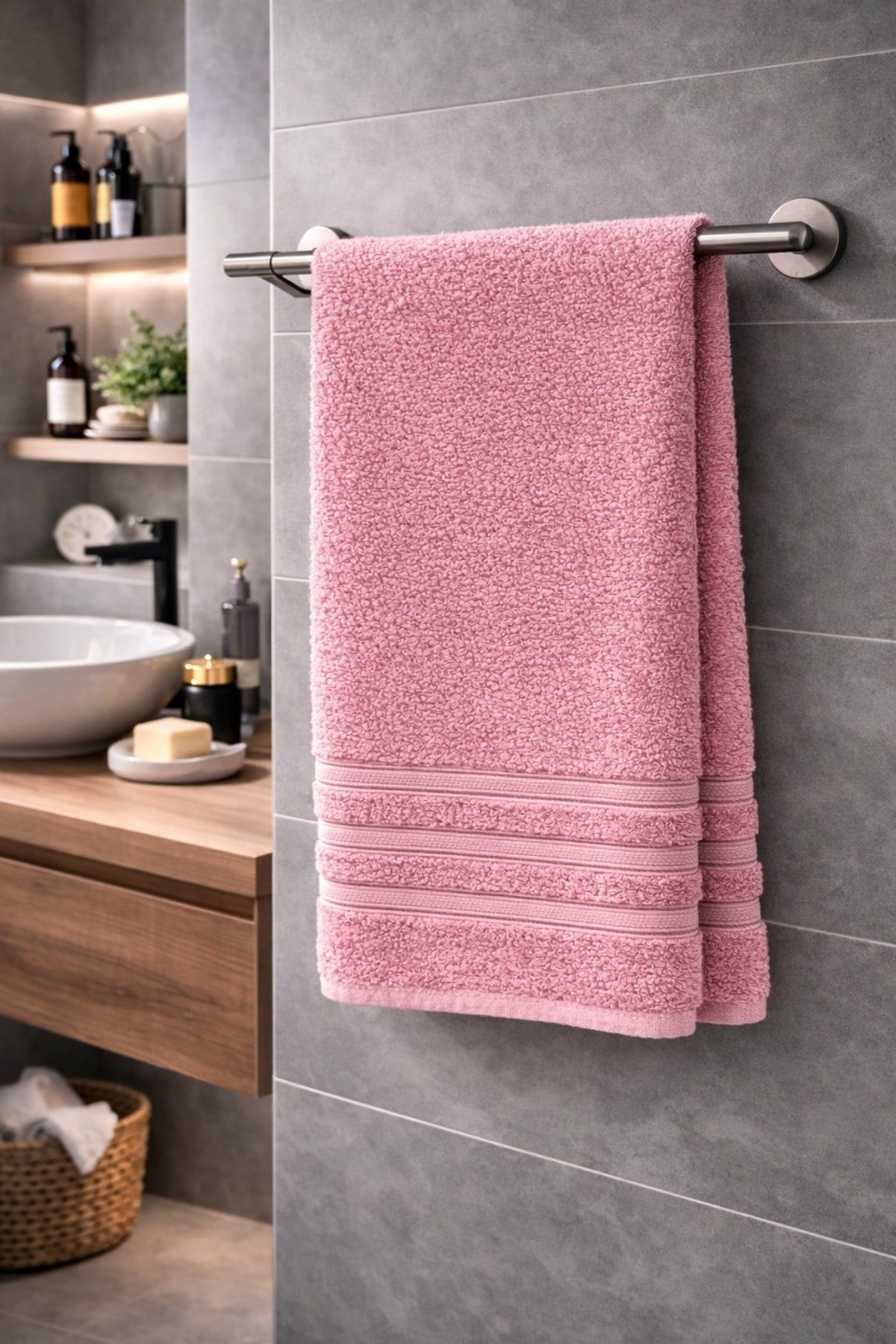 %100 Pamuk 90x150 cm Banyo Havlusu | Ultra Yumuşak | Güçlü Emici | Günlük Kullanım & Çeyizlik
