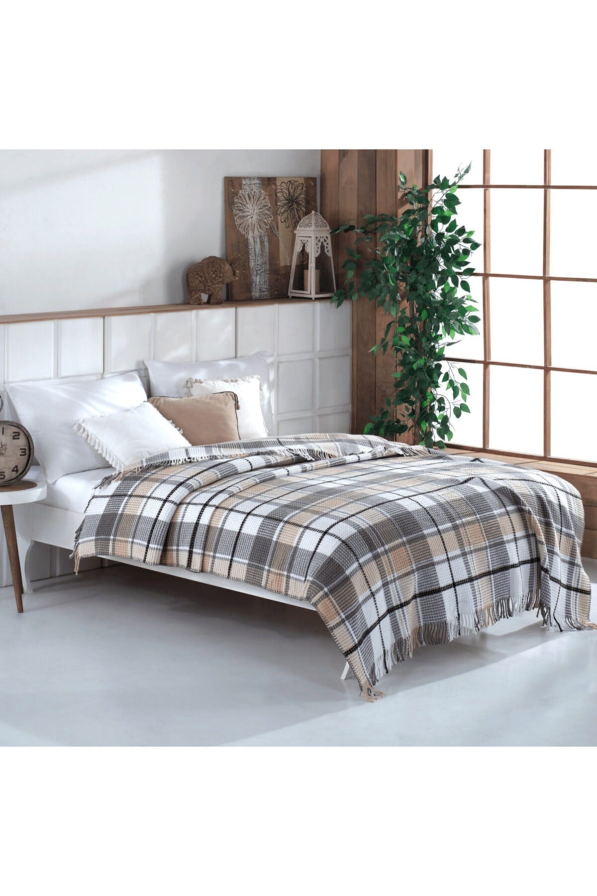 Aksu Cozy Life Tek Kişilik Battaniye - 150x220 cm - Orijinal Kutulu - İnka Gri