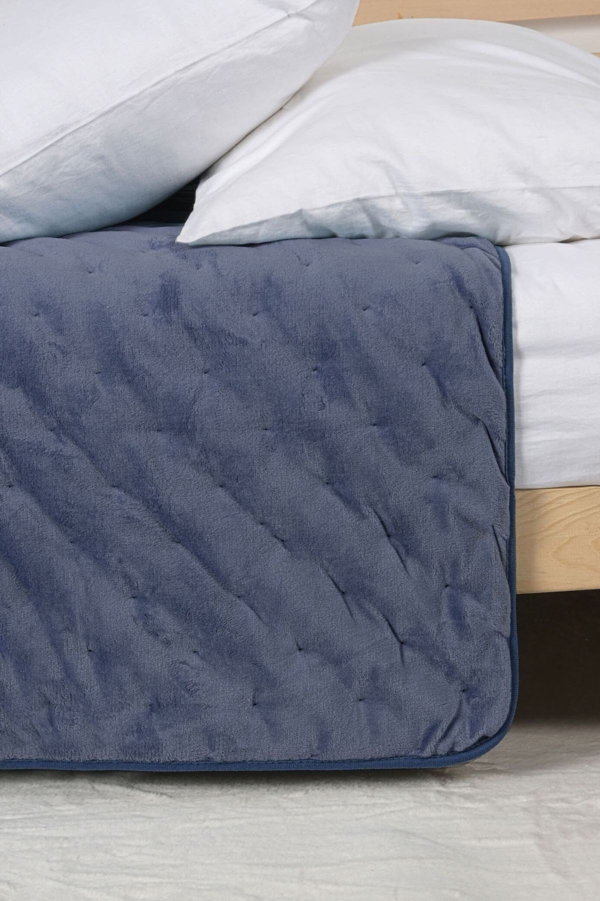 Aksu Micro Soft Punto Çift Kişilik Yorgan - Indigo