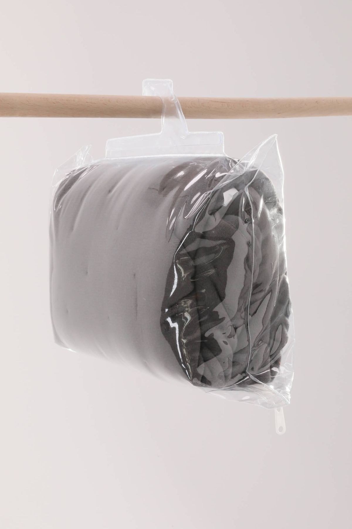 Aksu Mikro Soft Punto Bebek Yorgan 100x140 - Antrasit