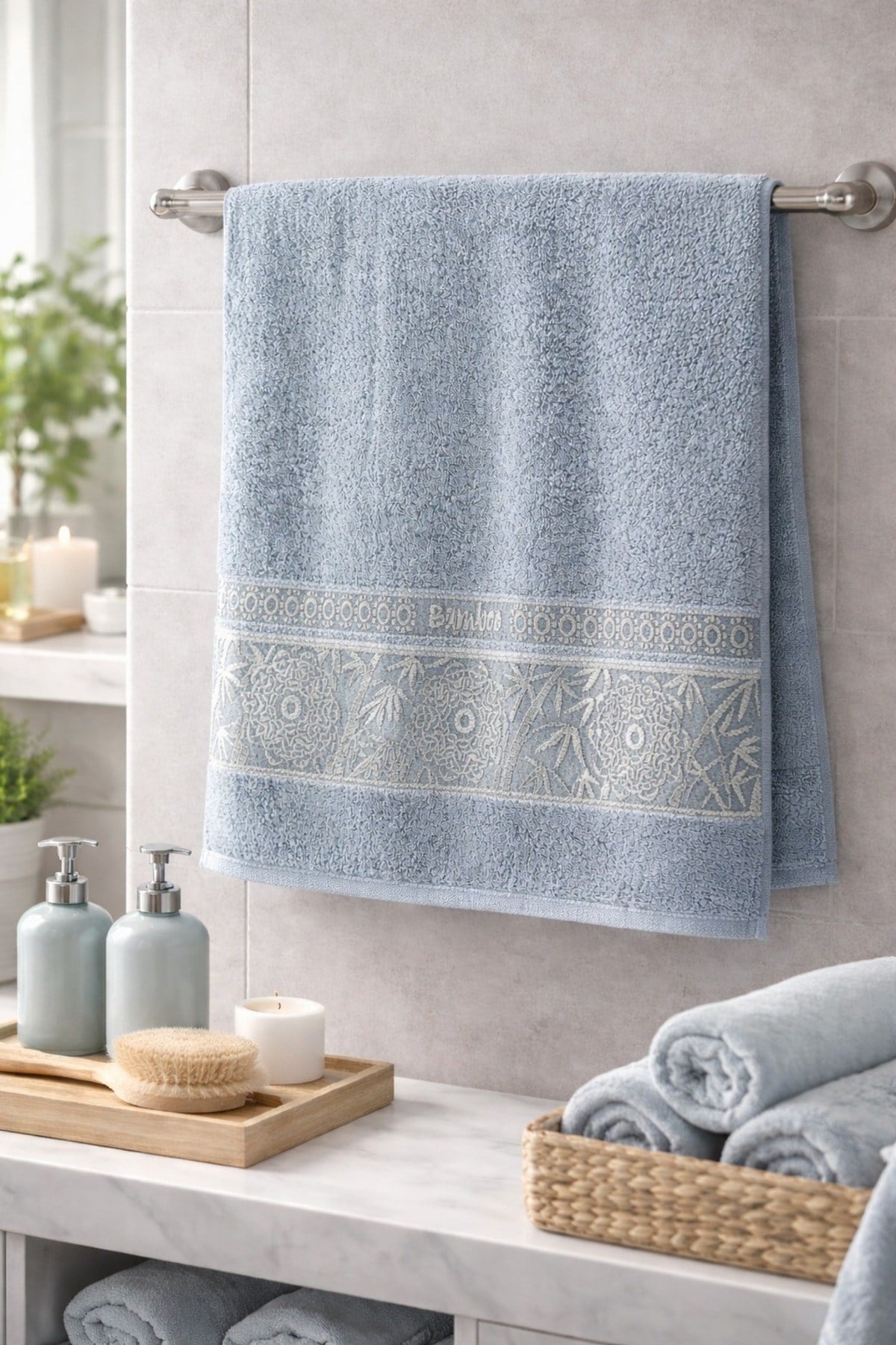 Bamboo 50x90 cm El & Yüz Havlu Seti | 6 Adet | Yumuşak, Dayanıklı, Hızlı Kuruyan | Günlük & Çeyizlik