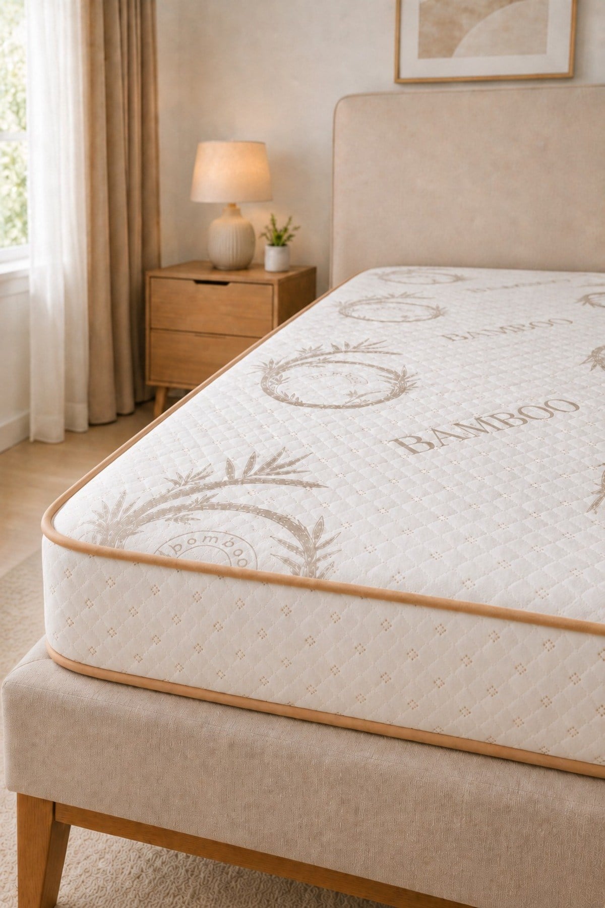 Bambu Sünger Yatak 80x180 cm | Tek Kişilik | Katlanabilir | Rahat ve Pratik