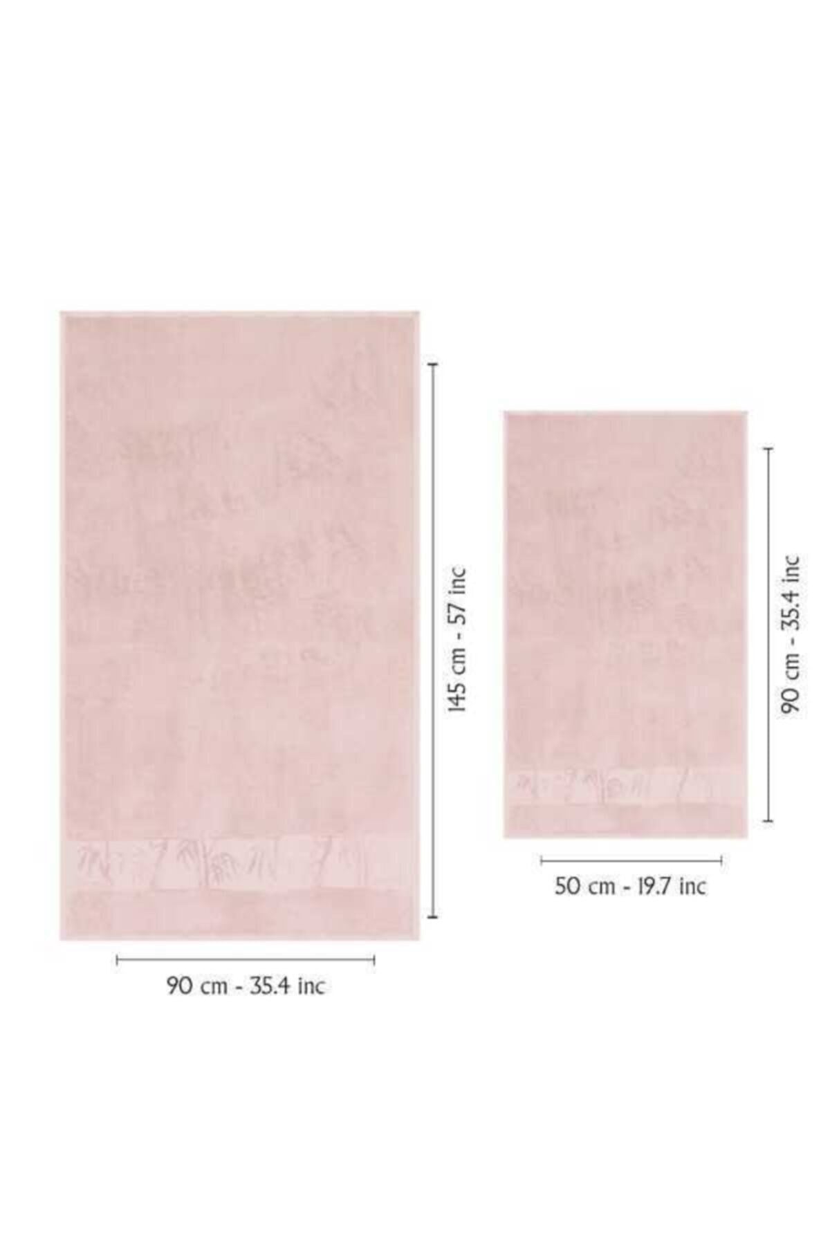 Banyo Takımı Bambu 4 Parça 50 x 90-90 x150 cm