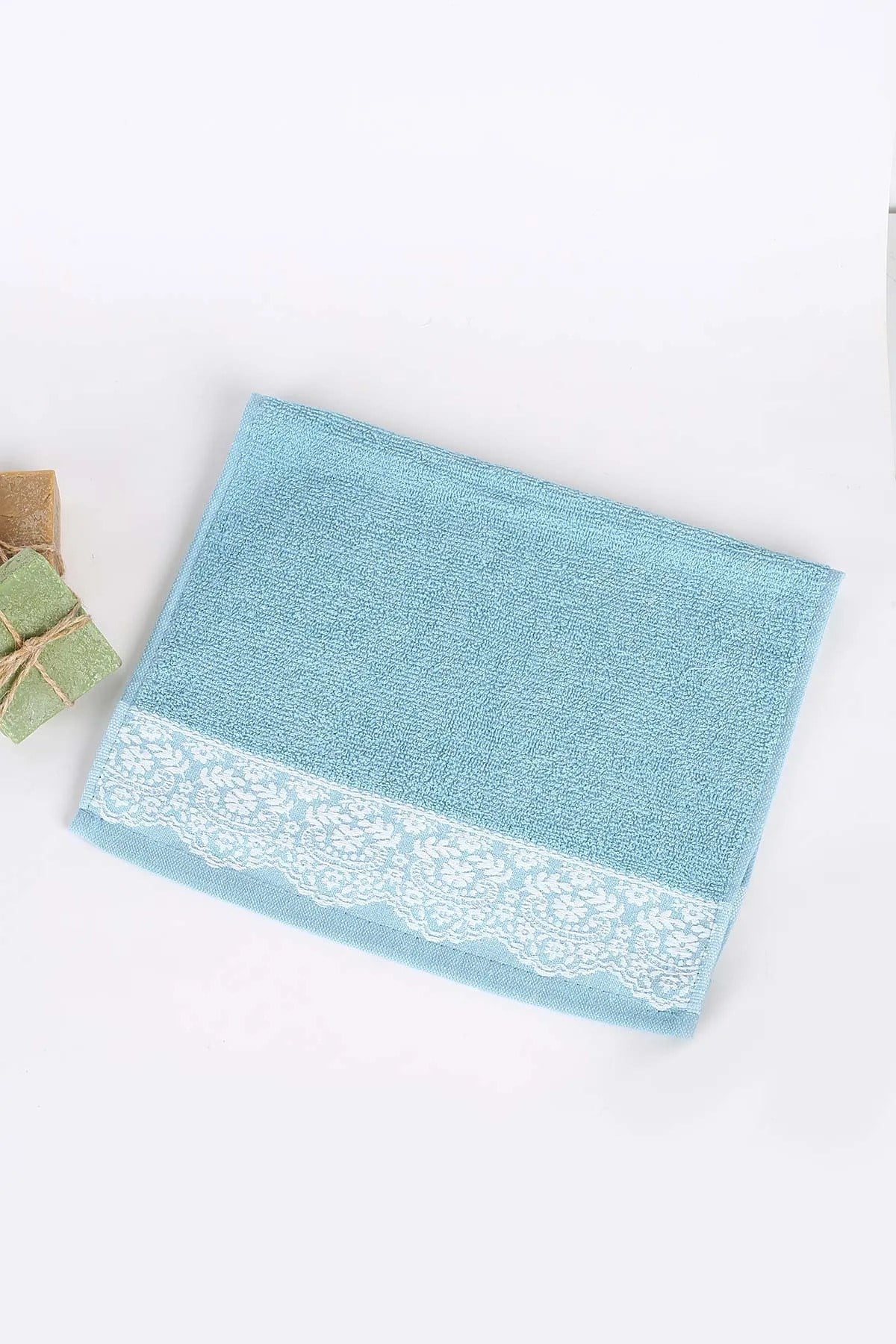 Bukle Jakarlı Mutfak Havlusu 30x50 cm | %100 Pamuk | 6’lı Set | Şık & Kullanışlı | Günlük & Çeyizlik