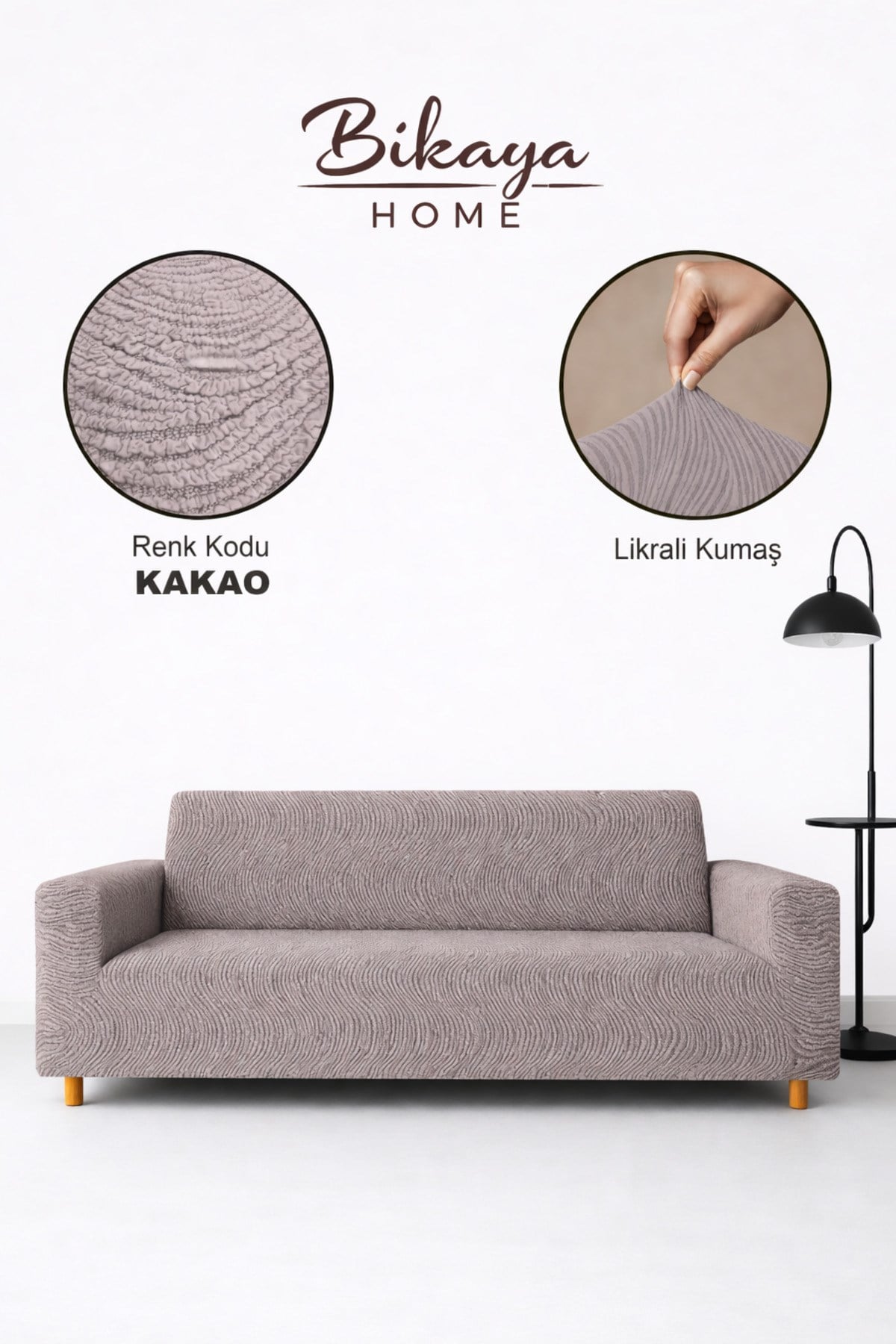 Çekyat Uyumlu Stretch Su Yolu Koltuk Örtüsü | 3+3 Takım | Likralı & Lastikli | Şık & Dayanıklı