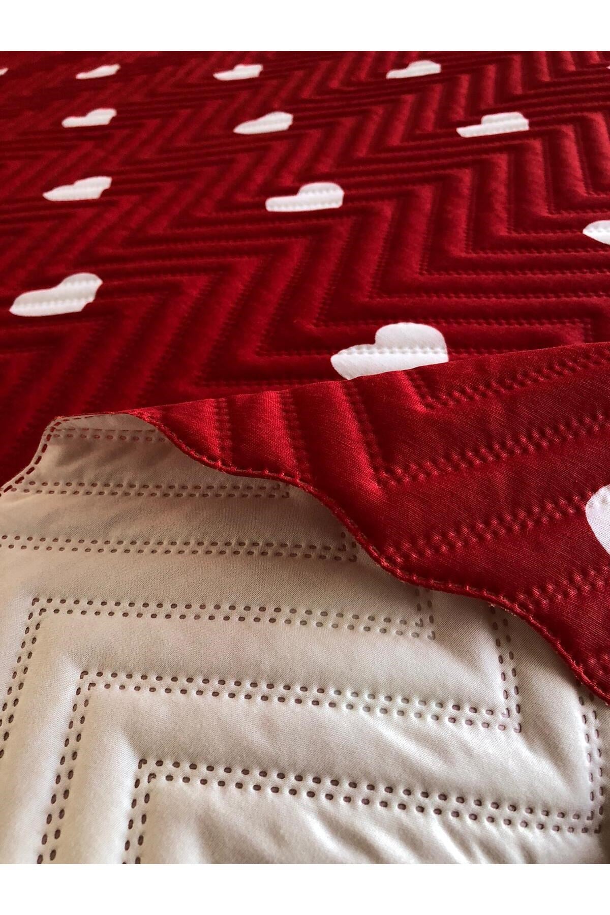 Çift Kişilik Çeyizlik Pike Yatak Örtüsü Takımı 200x220 Cm 2 Yastık Kılıflı Çok Amaçlı Battaniye