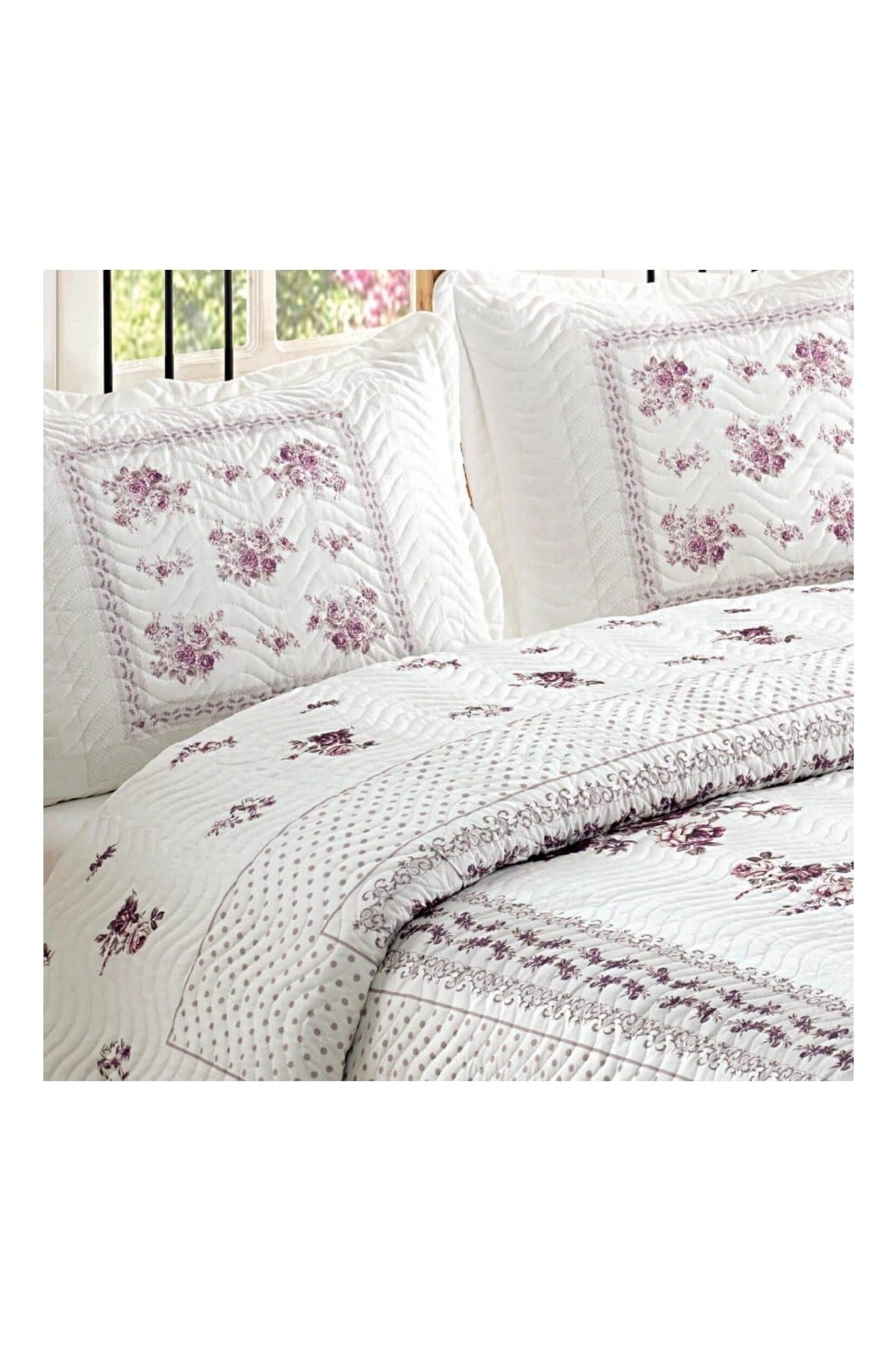 Çift Kişilik Microfiber Kapitone Yatak Örtüsü