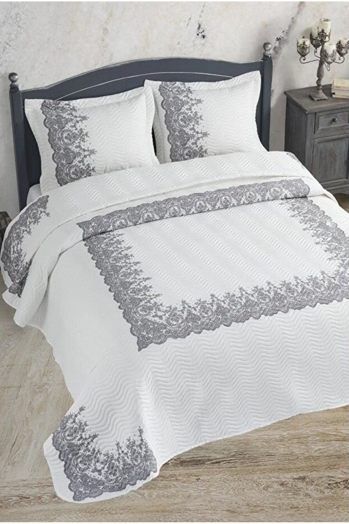 Çift Kişilik Microfiber Kapitone Yatak Örtüsü