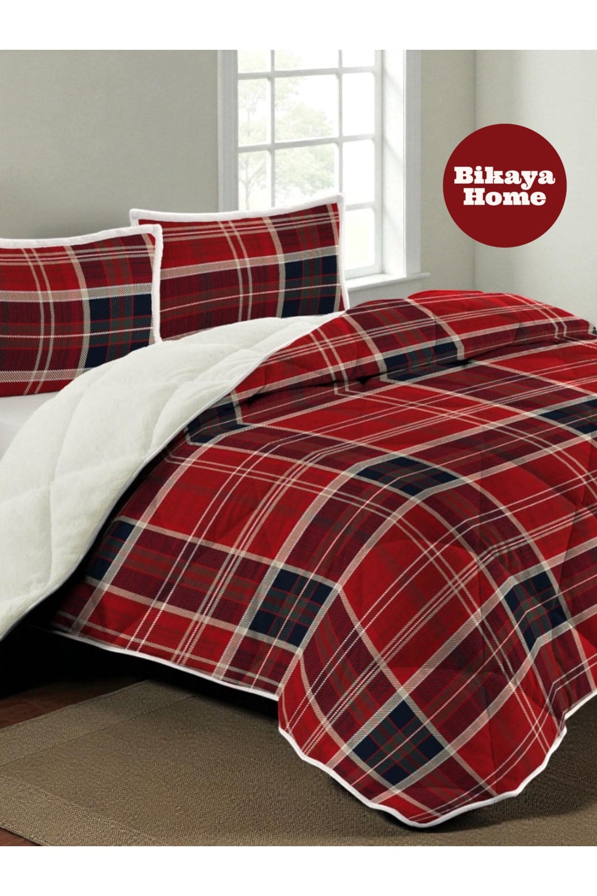 Comforter Çift Kişilik Yorgan Seti - Yeni Desen - 220x240 cm - Orijinal Pvc Çanta