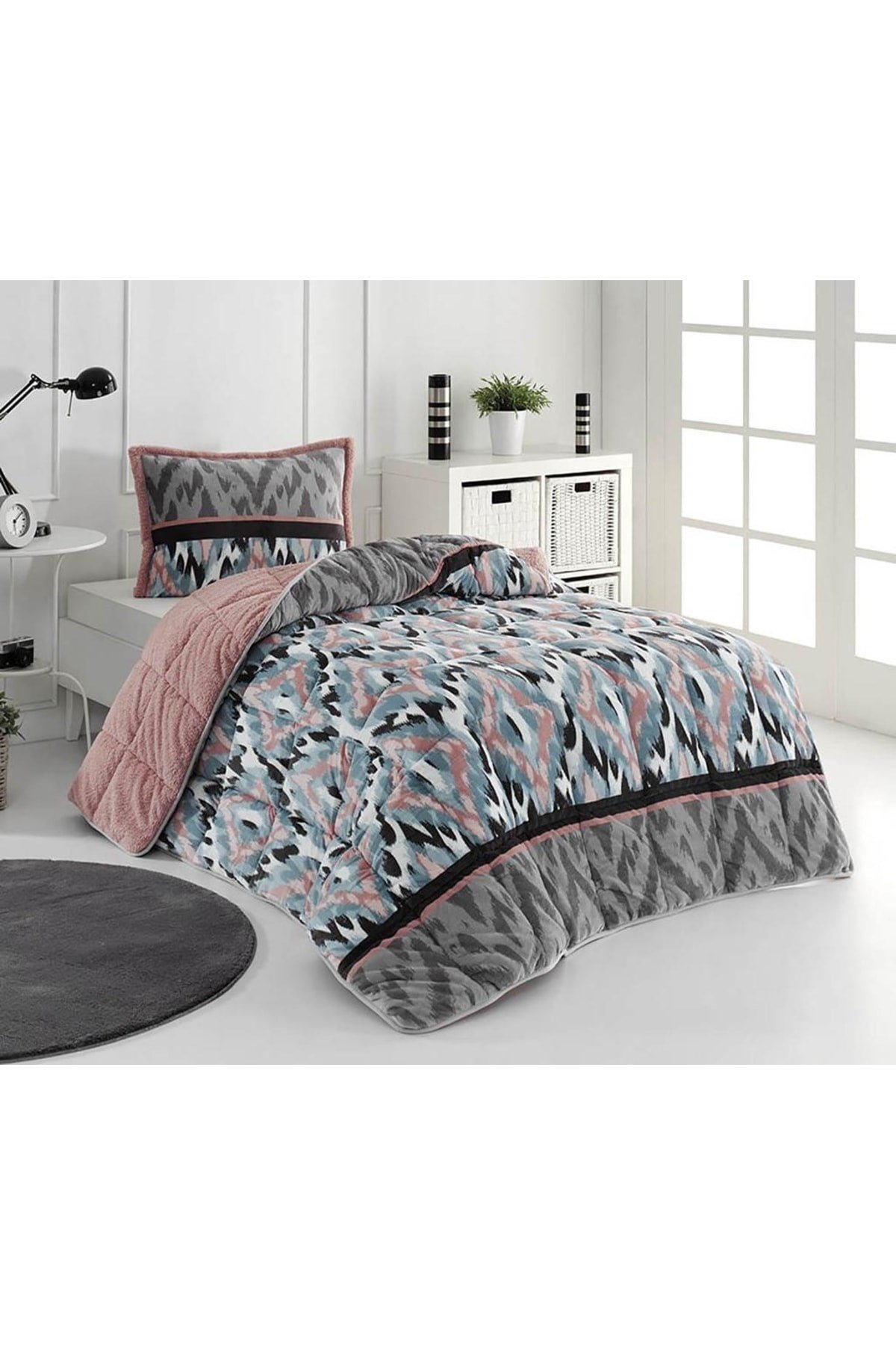 Comforter Tek Kişilik Multi Renk Yorgan Seti